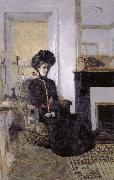 Edouard Vuillard Young woman oil painting reproduction